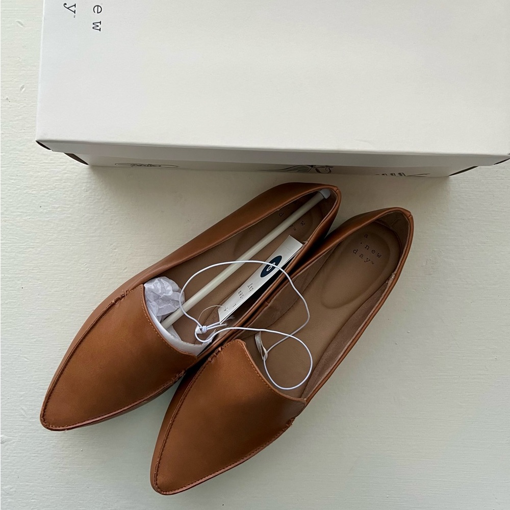A new day faux leather loafers